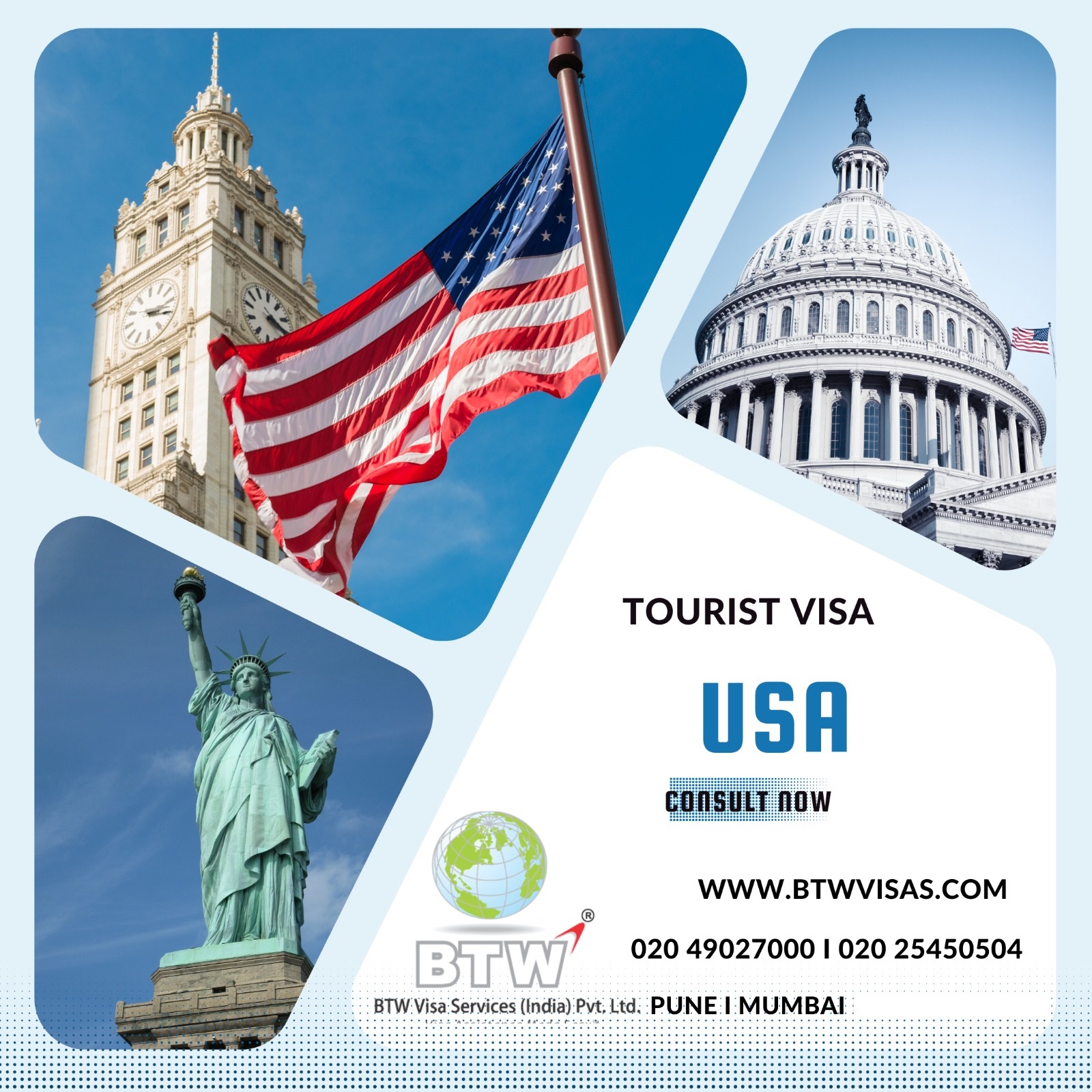 BTW Visa Services (India) Pvt Ltd-Visa Agent in Pune,Pune,Services,Free Classifieds,Post Free Ads,77traders.com